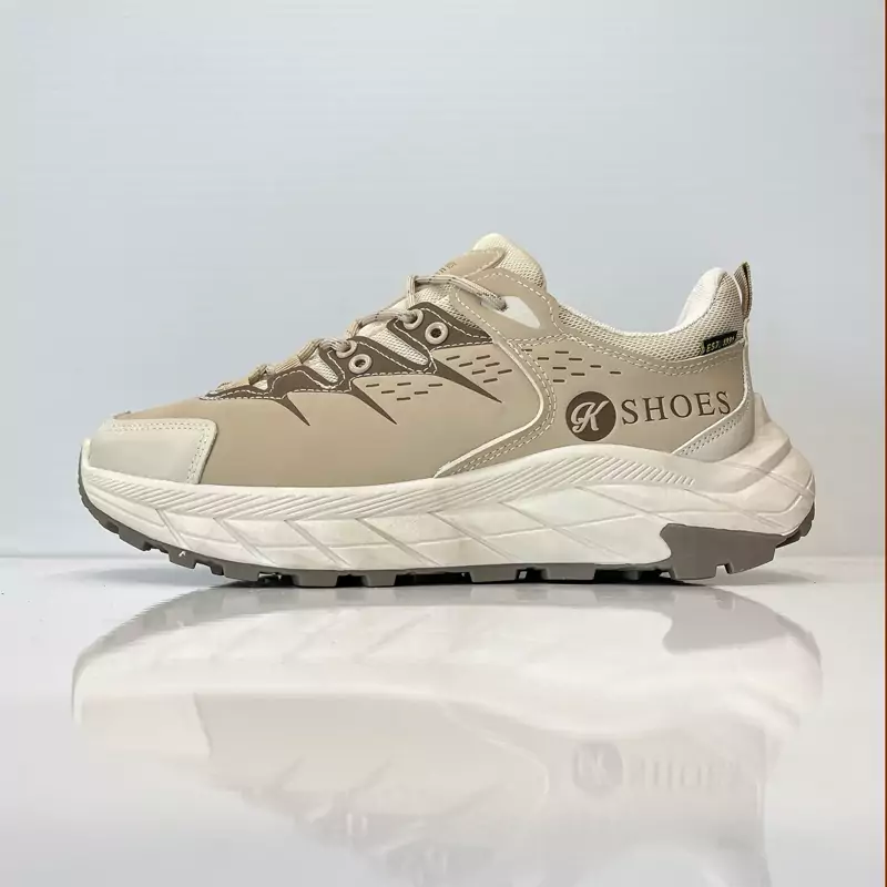 کفش مردانه kshoes طرح هوکا ضدآب کرم